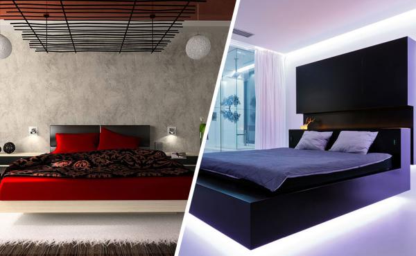 high-tech bedroom design