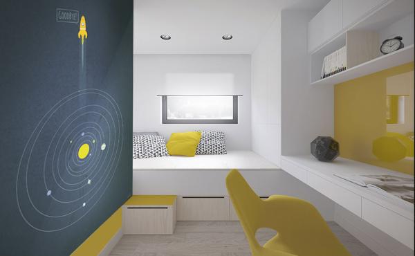 high–tech design for a child room