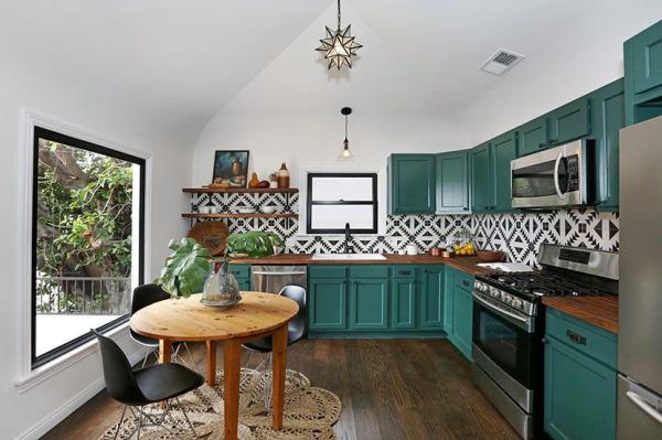 ideas for turquoise kitchen