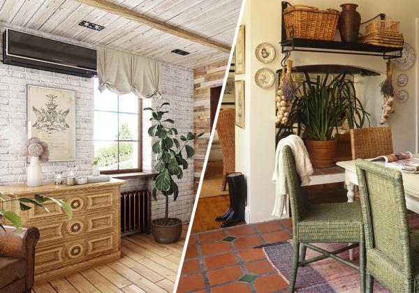 create a country style interior
