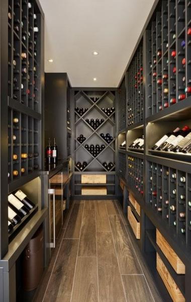 Wine cellar in the house