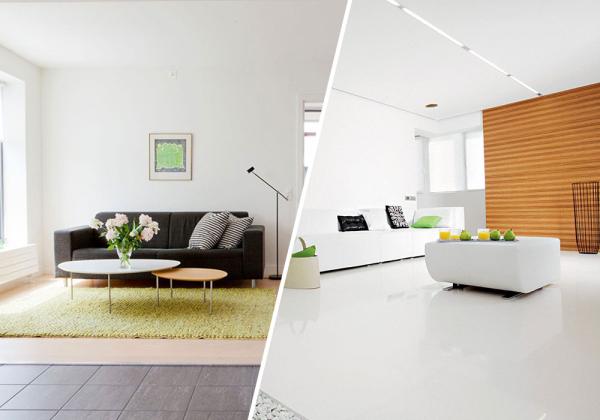 design an interior in the style of cozy minimalism